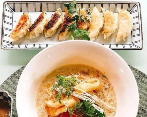 Ramen vegan e gyoza del corso Klook a Tokyo